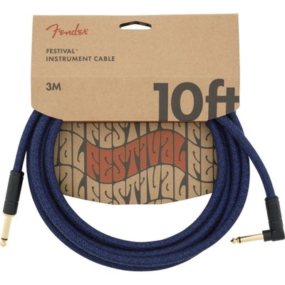 Kabel J-J 3m Fender Angled Festival Instr Cable