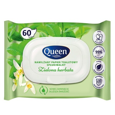 Papier toaletowy nawilżony zapachowy Queen 60 szt.