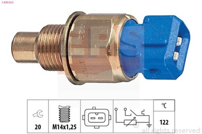 CZUJNIK TEMPERATURY PŁYNU CHŁODZĄCEGO CITROEN BERLINGO 1,9D 99- 1-830-552 