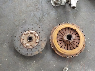 Iveco stralis euro5 зчеплення диск притиск фото №1