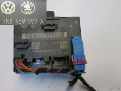 Skoda superb ii модуль w дверь перед правый передний фото №1