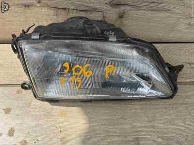 Лампа передняя правая фара правый peugeot 306 фото №1