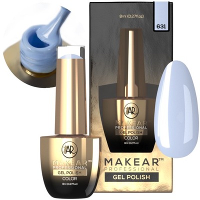 Makear 631 Hyacinth Lakier hybrydowy do paznokci Pastelowy Flovers 8ml