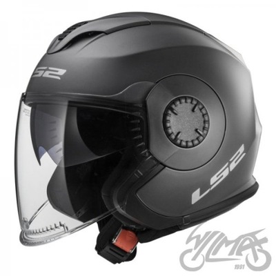 HELMET LS2 OF570 VERSO SOLID MATT TITANIUM XS  