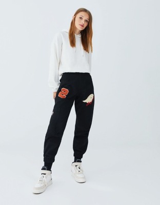 BERSHKA_SPODNIE JEANS JOGGER BAD 5148168 R.32