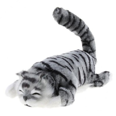 2X elektryczny kot pluszowy model zwierzęcia