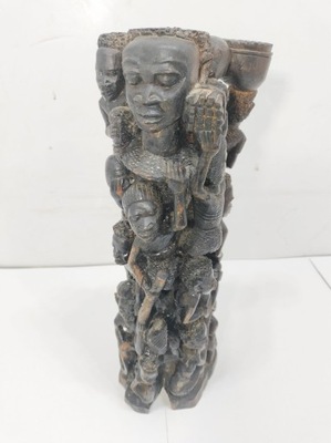 DREWNIANA FIGURKA FIGURA AZJATYCKA