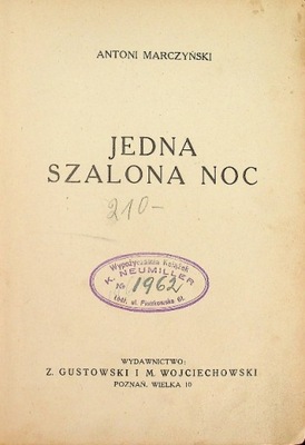 Jedna Szalona Noc 1938 r.