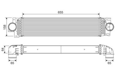 INTERCOOLER FORD  