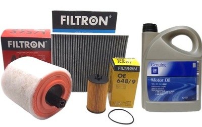 ACEITE FILTRON JUEGO DE FILTROS OPEL ASTRA K 1.6CDTI  