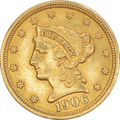 25.USA, 2 1/2 DOLARA 1906