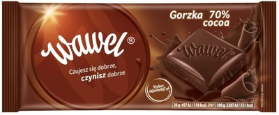 Wawel Czekolada Gorzka 70% 90g