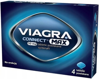 Viagra Connect Max POTENCJA EREKCJA 4 tabletki