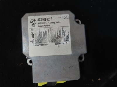 Skoda fabia ii модуль air bag 1c0909605f исправный фото №1