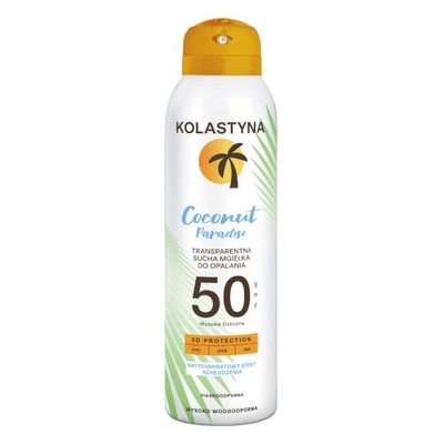 KOLASTYNA SUN Suchá ochranná hmla Coconut Paradise SPF 50, 150 ml