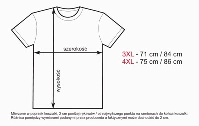 T-shirt 2 koszulka nietypowa duży rozmiar