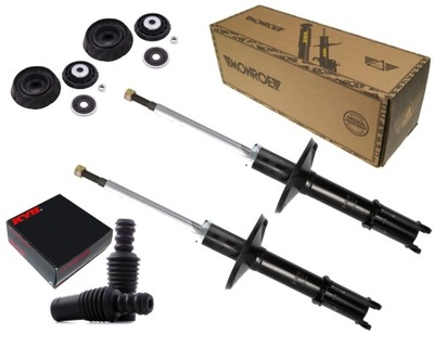 Monroe 2x амортизаторы подушки безопасности защита i отбойники dacia logan i sandero перед фото №1