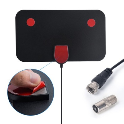 CYFROWA ANTENA TELEWIZYJNA POKOJOWA DVB-T2 HDTV