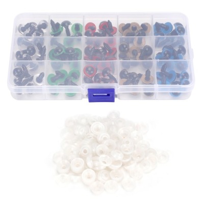 BEZPIECZNE OCZKA DO MASKOTEK ZESTAW 100SZT OCZY DO ZABAWEK