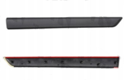 Peugeot bipper 2007+ молдинг дверь левая +клипсы фото №1