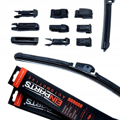 2X WIPER BLADES FLAT BLADE 550/480 MM  