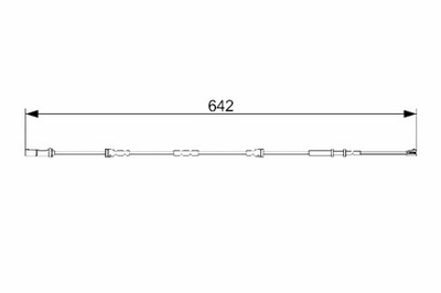 BOSCH ДАТЧИК ZUŻYCIA КОЛОДОК ТОРМОЗНЫХ ЗАД BMW 1 F40 2 F45 2 GRAN