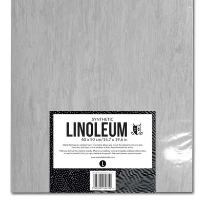 LINOLEUM do linorytu L, 40 x 50 cm, płytka LINORYT