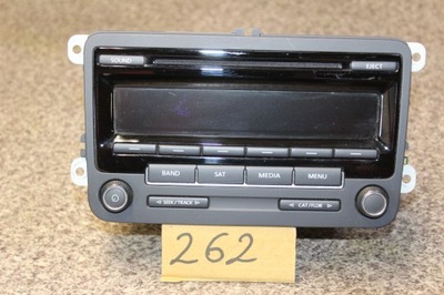 Vw golf vi jetta радіо заводський 1k0035164j фото №1