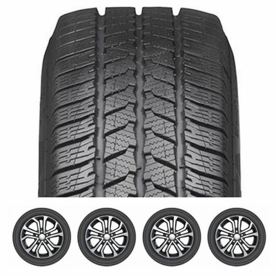 4 PIEZAS NEUMÁTICOS DE INVIERNO 235/65R16C CONTINENTAL  