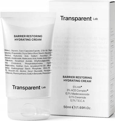 TRANSPARENT LAB KREM DO TWARZY Z KWASEM HIALURONOWYM NAWILŻA ODŻYWIA 50 ml