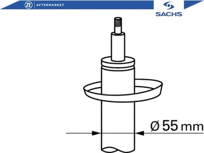 AMORTIGUADOR SACHS 1T0413031EL 1T0413031HD 1T041303  