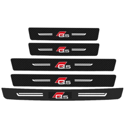 5pcs наклейка на порог к audi q5 фото №1
