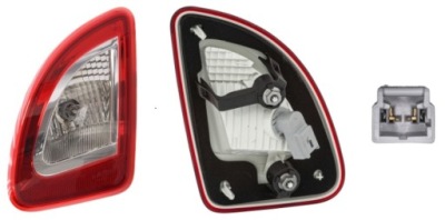 Лампа задняя правая renault twingo 11-14 wew hella фото №1