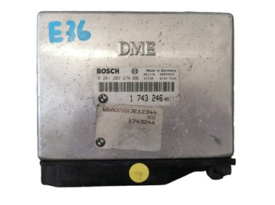 Bmw e36 бортовой компьютер блок управления двигателя 1743246 фото №1