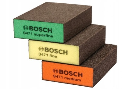 BOSCH КОМПЛЕКТ GĄBEK DO SZLIFOWANIA 69 X 97 X 26 MM 3SZT