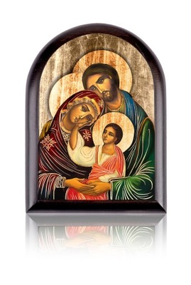 Ikona Świętej Rodziny 14x22 cm