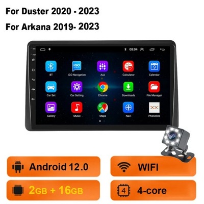 NAWIGATOR GPS PARA RENAULT DUSTER HM 2 II 2020 - 2023 ARKANA 1 I 2019-2023  