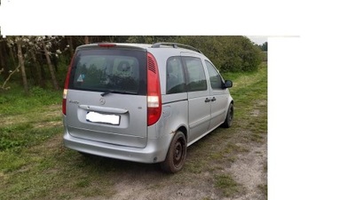 MERCEDES VANEO MOTOR CAJA CAPO FARO DE PUERTA ALA DISCOS VENTANAS TAPA DE MALETERO  