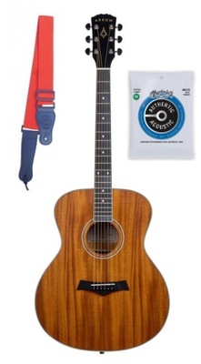 ARROW GOLD A MH MAHOGANY GITARA AKUSTYCZNA AUDITORIUM PASEK STRUNY