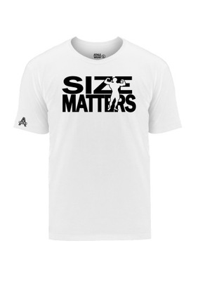 T-SHIRT MĘSKI SIZE MATTERS GYM SIŁOWNIA S-XXL