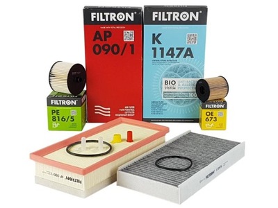 FILTRON SET FILTERS PEUGEOT 407 2.0 HDI 136KM  