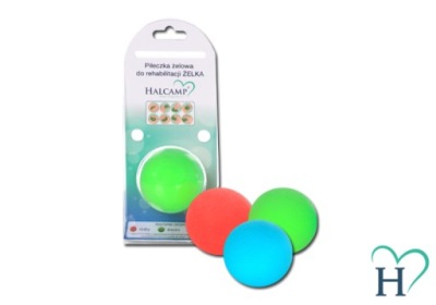 PIŁECZKA do rehabilitacji żelowa ANTYSTRESOWA