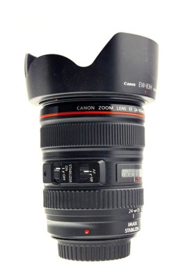 Canon 24-105mm L IS USM f/4,0 idealny z filtrem UV