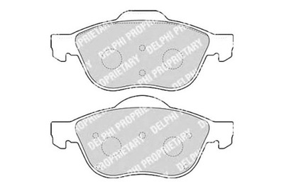 A34F93 DELPHI KLOCEK DE FRENADO KPL. PARTE DELANTERA , CONVIENE DO: TOYOTA AVENSIS, AVEN  