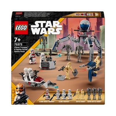 LEGO Star Wars Zestaw bitewny z żołnierzem armii klonów i droidem 75372