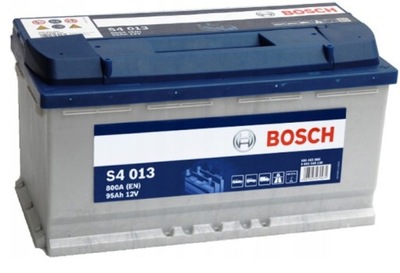 BATERÍA BOSCH S4 013 95AH 800A P+ RAD-OM  