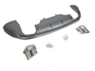 Дифузор do audi q5 8r 08-12 sport s style pdc silver фото №1