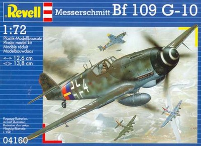 REVELL 04160 1:72 Messerschmitt Bf 109 G-10