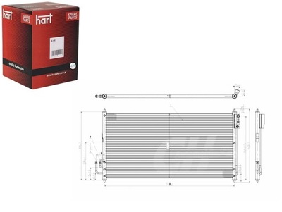 CONDENSADOR CONDENSADOR DE ACONDICIONADOR MURANO 3.5V6 04- AUT HART  