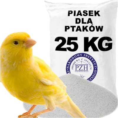 PIASEK DLA KANARKA PTAKÓW EGZOTYCZNYCH DROBNY 25KG